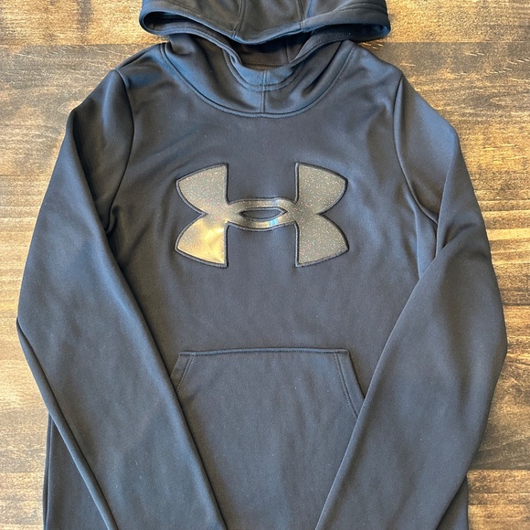 Girls Under Armour Sweatshirt/Hoodie, Size Youth Medium (YMD) - Picture 5 of 6